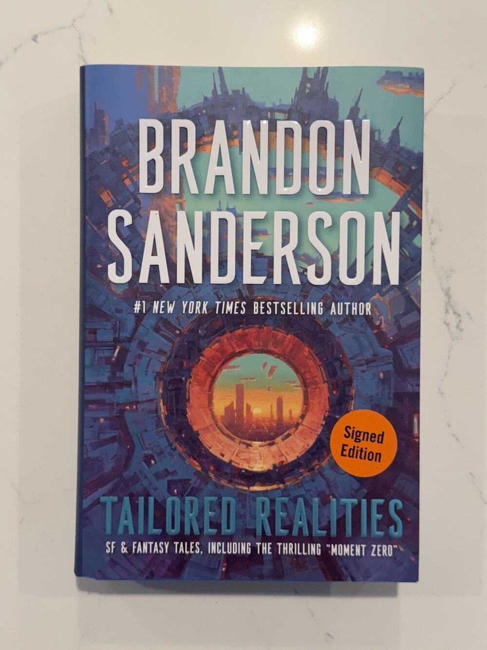 Brandon Sanderson SIGNED AUTOGRAPH Tailored Realities FIRST EDITION #4
